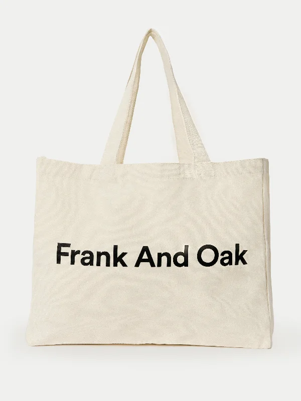 The Large Frank And Oak Tote Bag in Natural Light