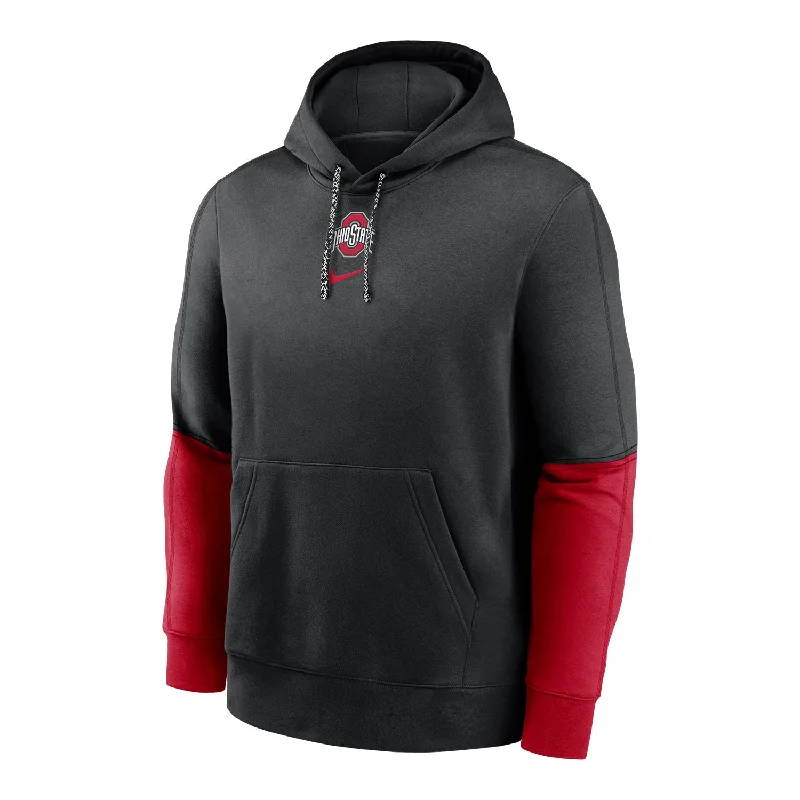 Ohio State Buckeyes Nike Sideline Club Black Sweatshirt