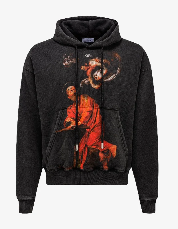 Off-White Black St. Matthew Skate Hoodie