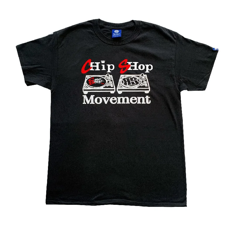 Chip Shop X Hip Hop Movement Collab T-Shirt ( black )