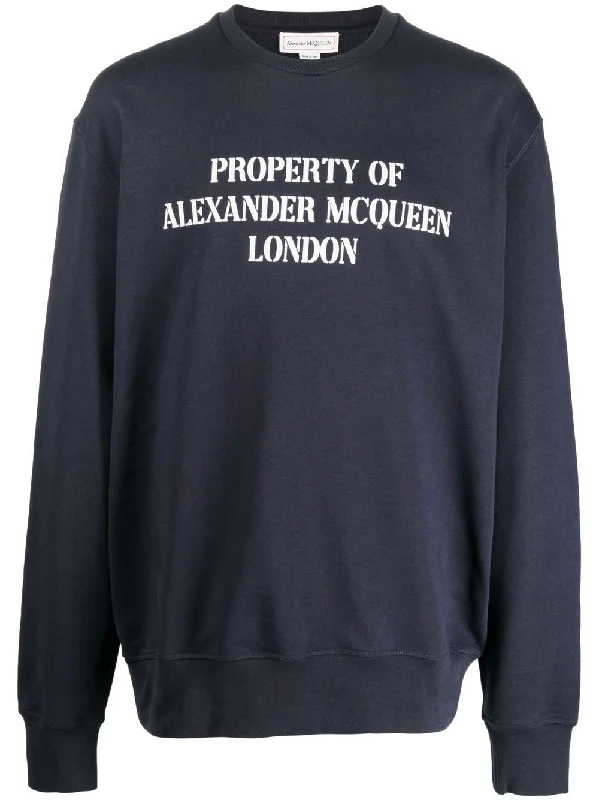 Alexander McQueen Sweaters Blue