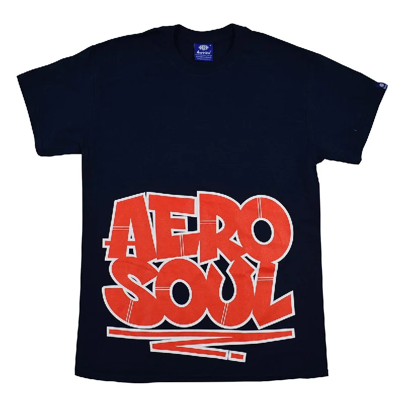 Aerosoul X Sya Graffi Tee - Navy