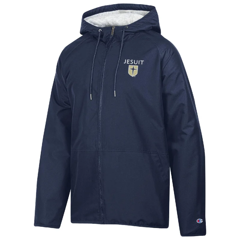 Heavyweight Full Zip Jacket in Marine Navy