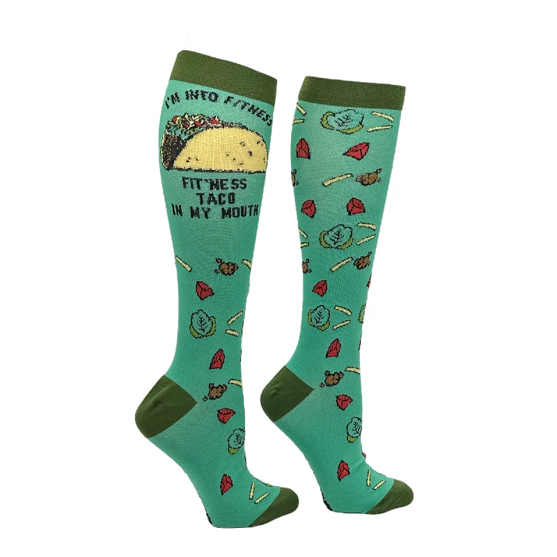 Im Into Fitness Taco In My Mouth Compression Socks