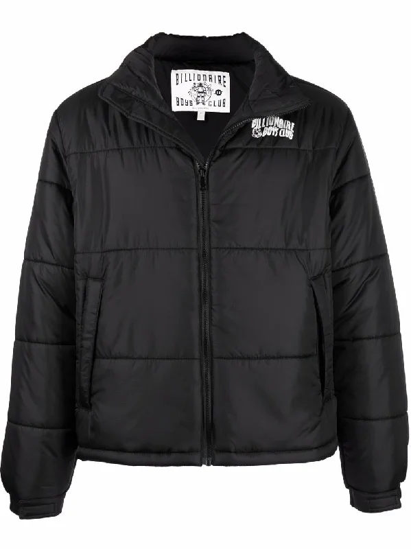 Logo-Print Padded Jacket