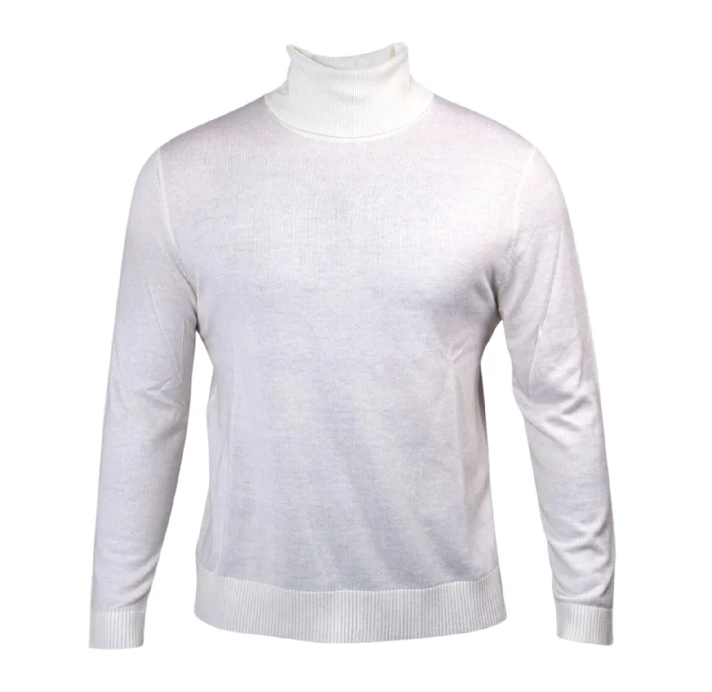 Prestige SW-495 T. Neck Sweater - White