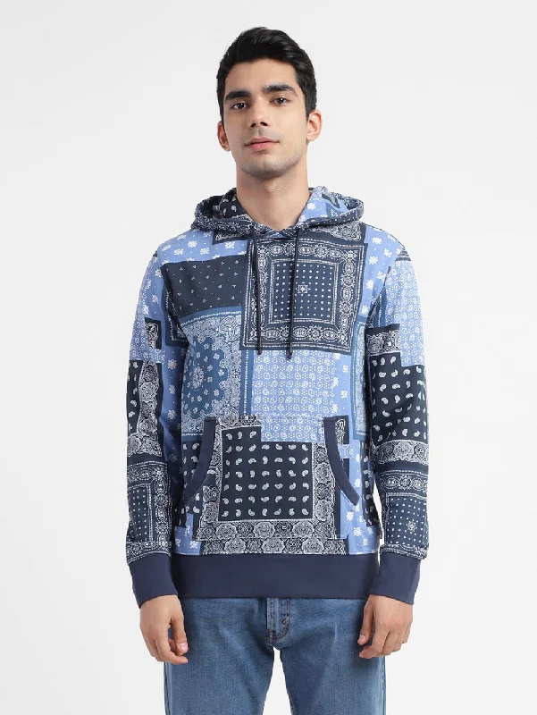 Men's Ethnic Motifs Hooded Sweatshirt