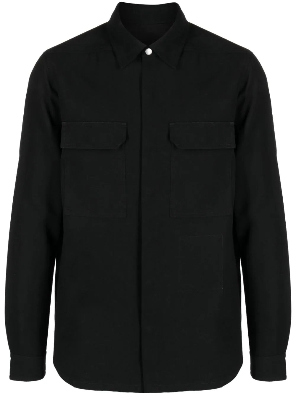 Patch-Pocket Shirt Jacket