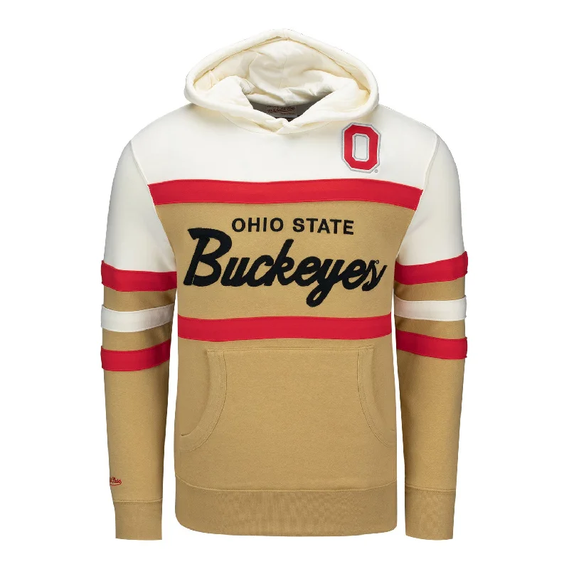 Ohio State Buckeyes Mitchell & Ness Head Coach Pullover Sweatshirt