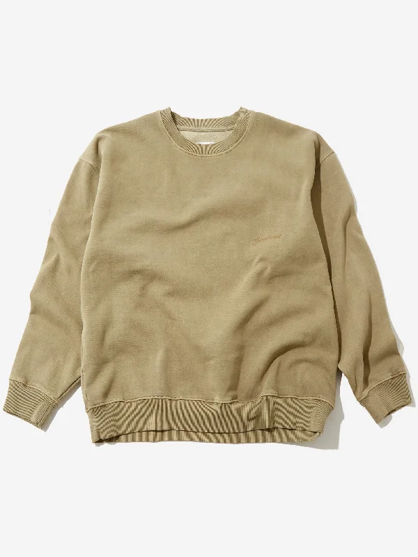 Goodhood Worldwide Script Sweatshirt - Cutch Brown