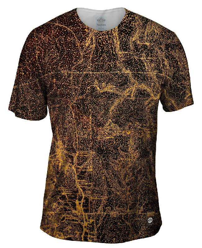 Topography Map Gold