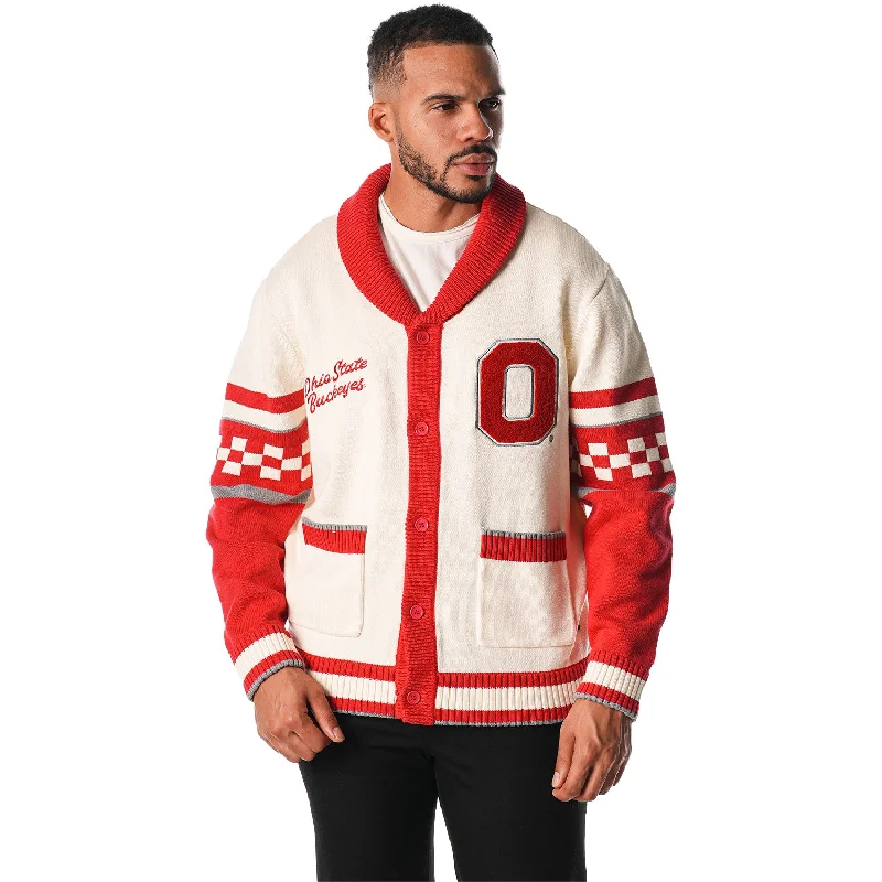 Ohio State Buckeyes Unisex All Over Cardigan