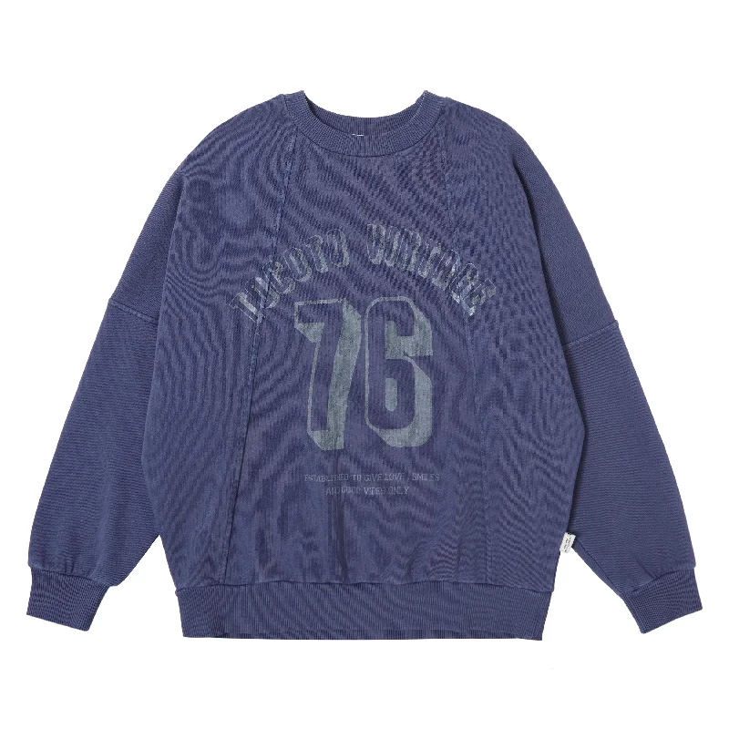 TOCOTO VINTAGE NAVY LOGO SWEATSHIRT [FINAL SALE]