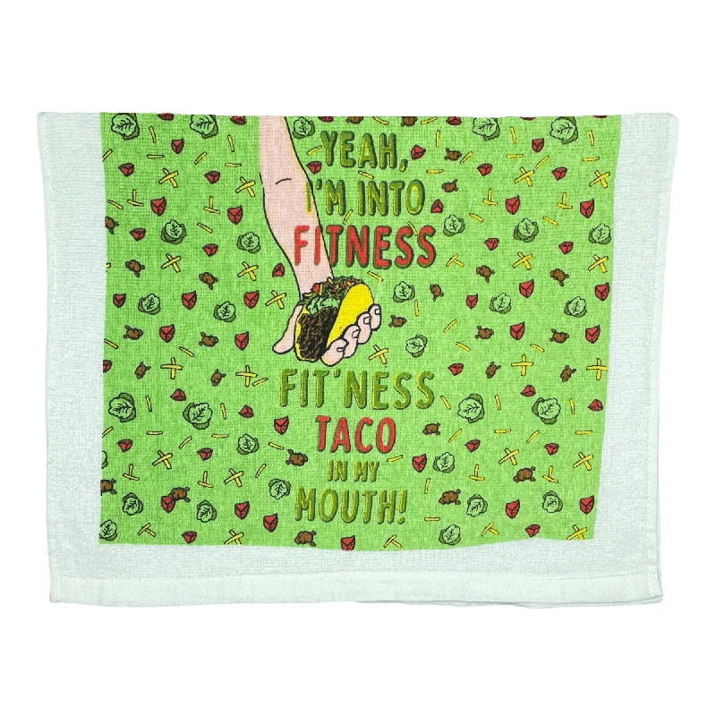 Fitness Taco Tea Towel Tea Towel