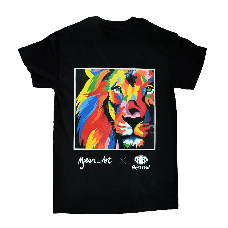 A.S. Africa Lion T-shirt (Black)