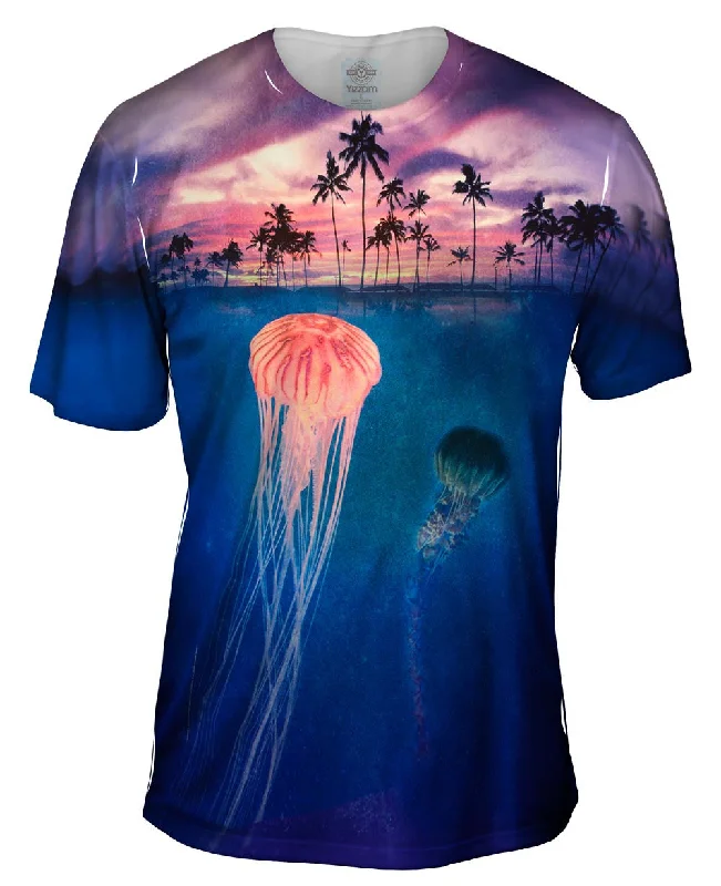 Jellyfish Sky Palm Tree