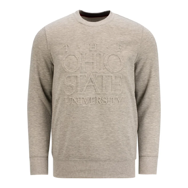 Ohio State Buckeyes Deboss The Ohio State Crew Neck