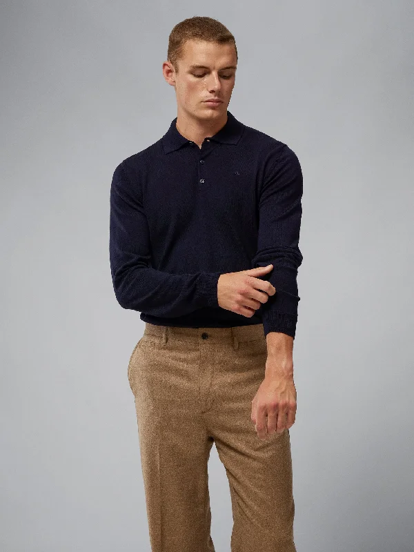 Noel Light Merino Polo