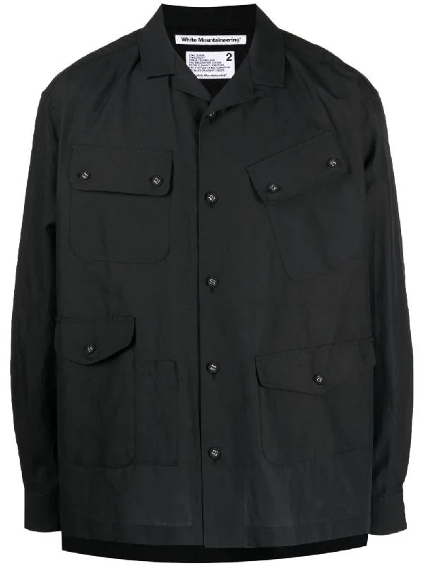 Multi-Pocket Shirt Jacket