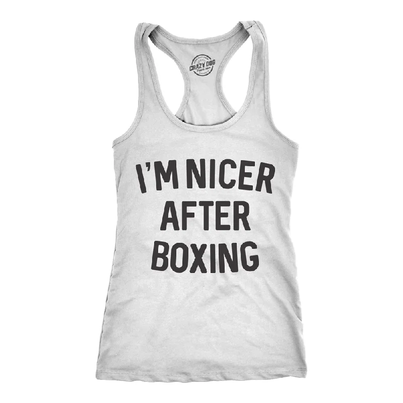 I'm Nicer After Boxing Women's Tank Top