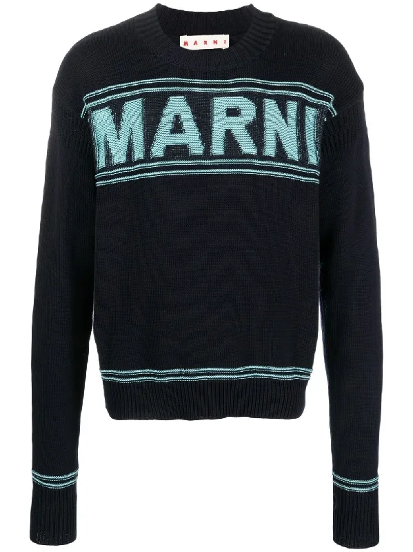 Marni Sweaters Blue