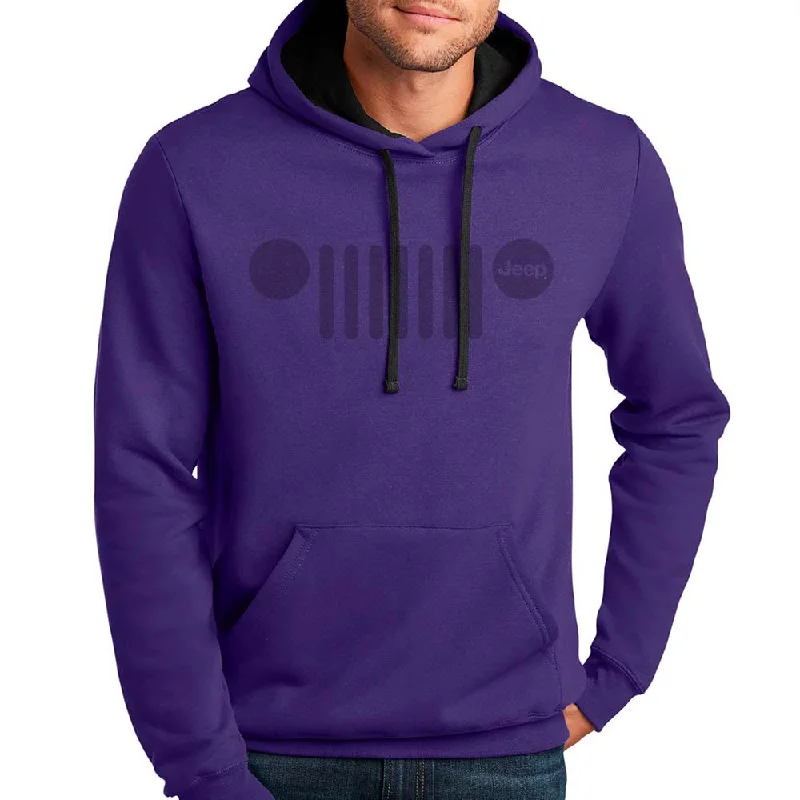 Mens Jeep® Purple Tone Hoodie