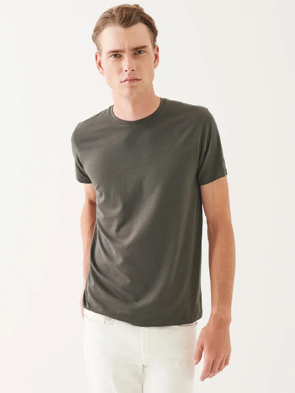 Iconic Pima Crew Neck T-Shirt - Thyme