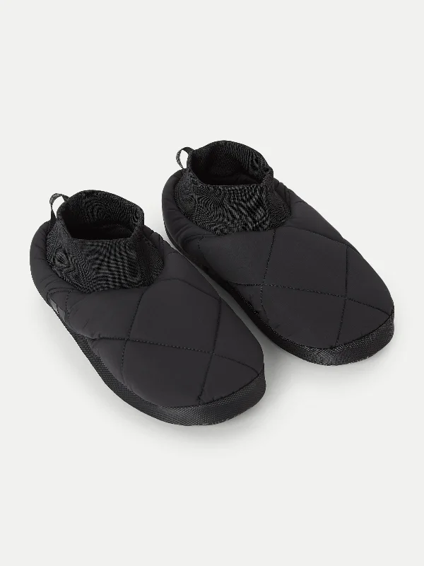 The Skyline Slippers in Black