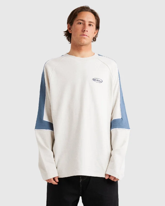 Mens Saturn Panel Crew Neck Sweatshirt