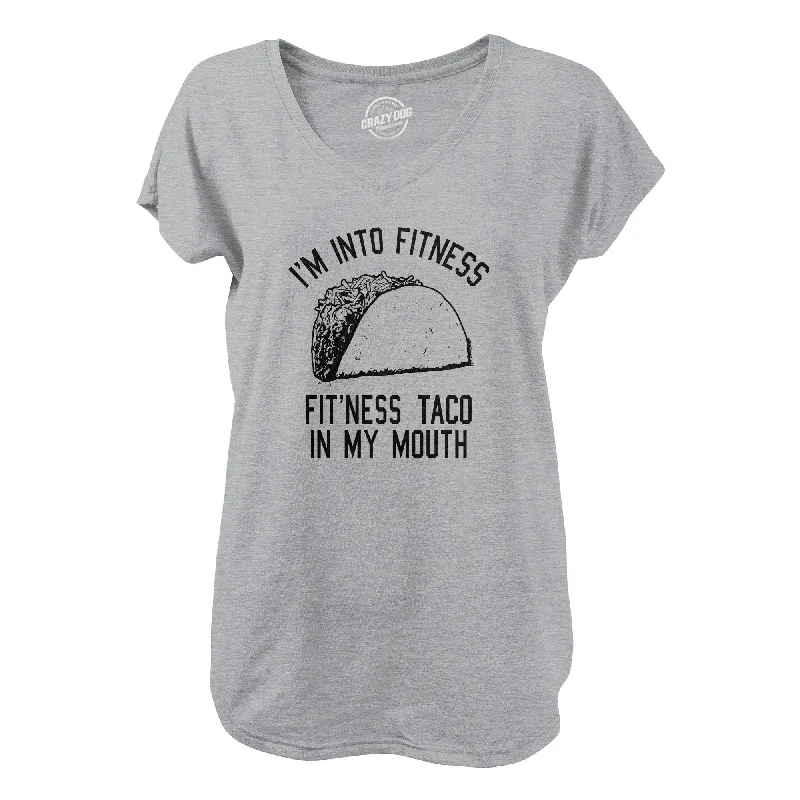 Fitness Taco Womens V-Neck