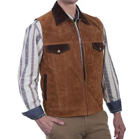 Scully Men's Suede Concealed Carry Vest