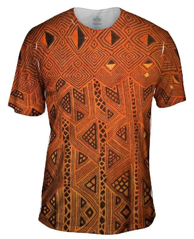 African Tribal Kuba Cloth Triangles