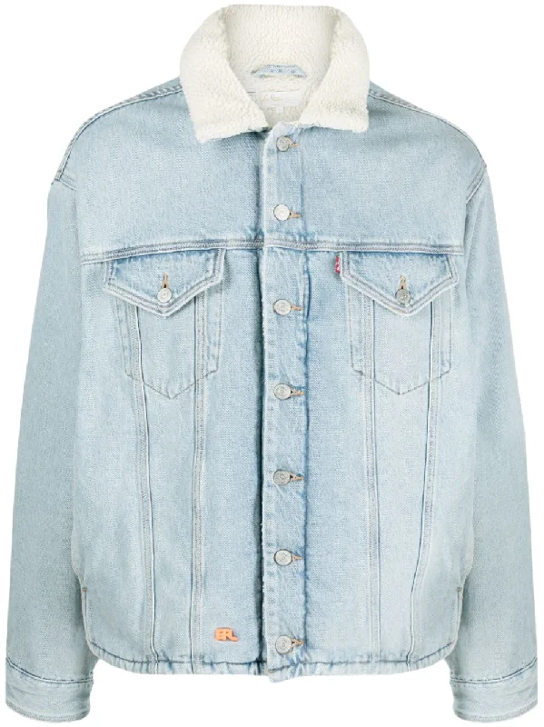 X Levi's Sherpa Trucker Denim Jacket