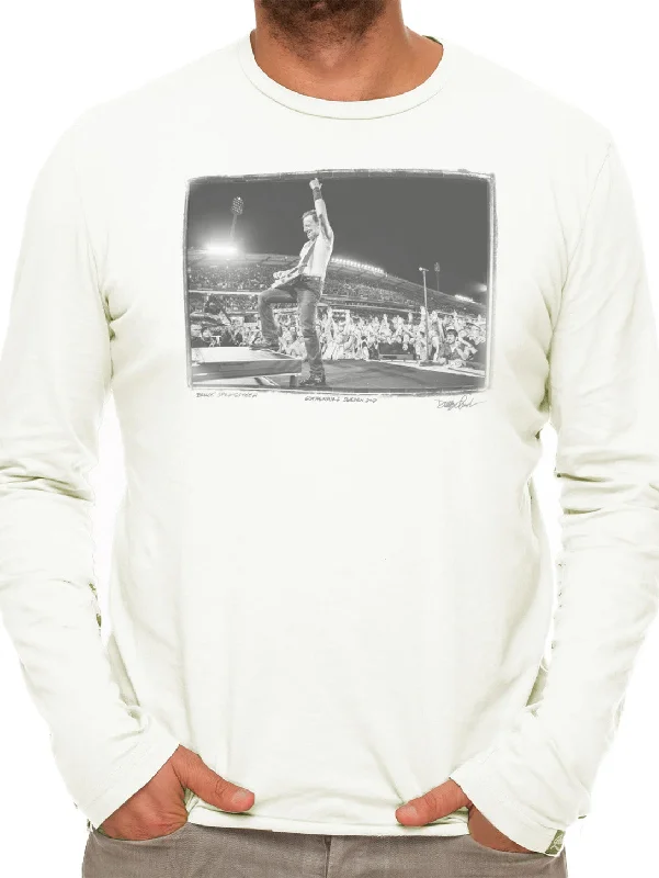 Bruce Springsteen Long Sleeve "Concert" Tee - Vintage White