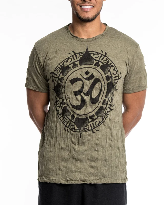 Mens Infinitee Om T-Shirt in Green