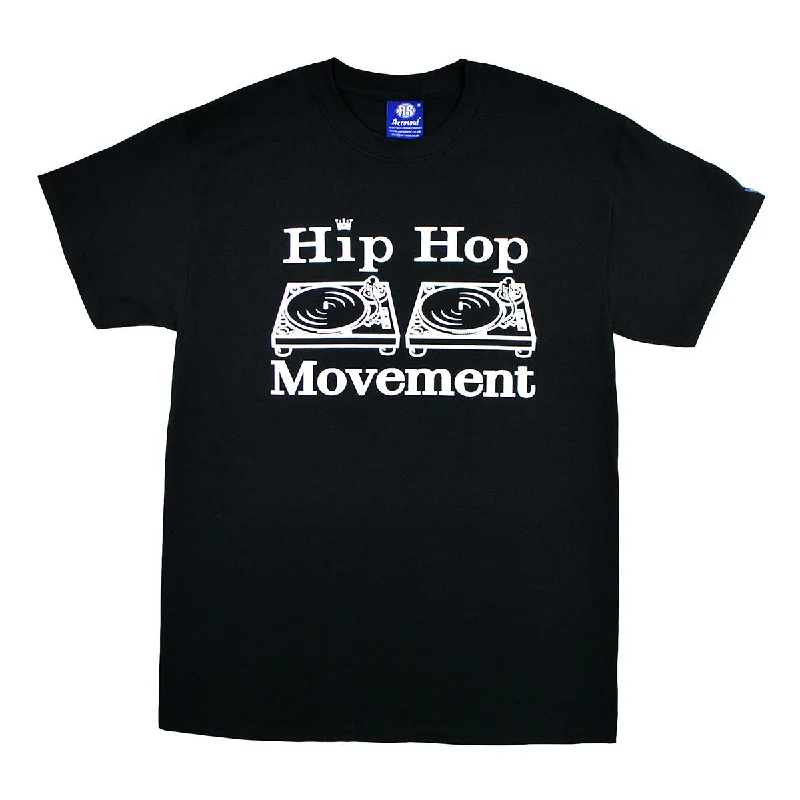 Hip Hop Movement Teeshirt (Black)