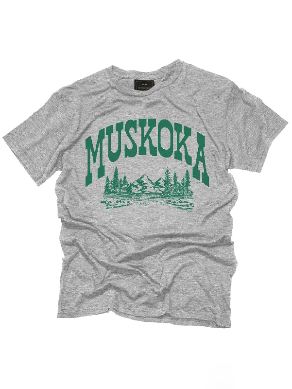 Muskoka Landscape Unisex T-Shirt - Heather Grey