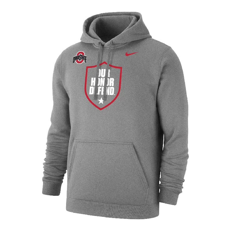 Ohio State Buckeyes Nike Our Honor Defend™ Shield Gray Hood