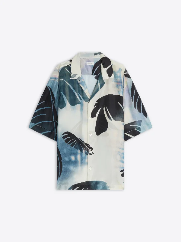 Printed silk shirt