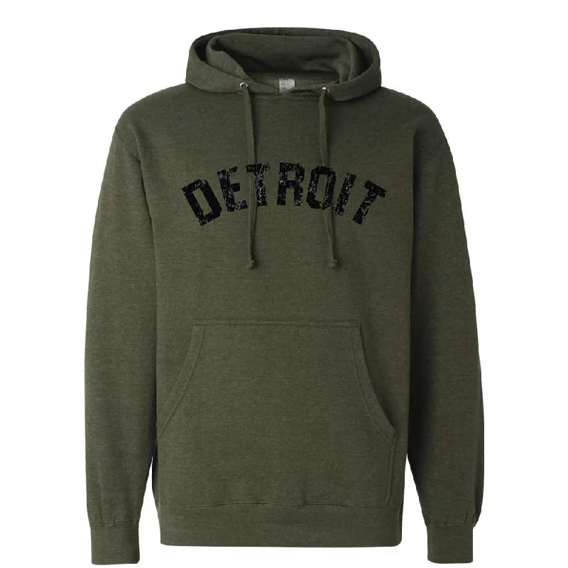 Detroit Bend Hoodie Sweatshirt Army Green