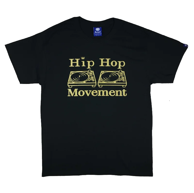 Hip Hop Movement Teeshirt (Gold/Black)