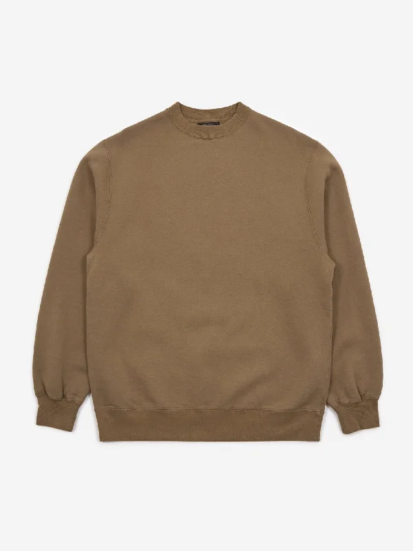 Beams Plus Crew Sweat - Khaki