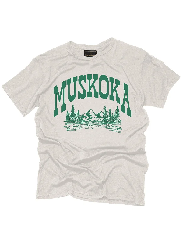 Muskoka Landscape Unisex T-Shirt - Antique White