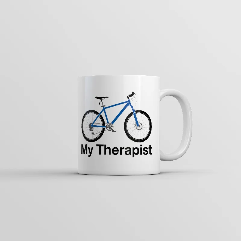 My Therapist Bicycle Mug