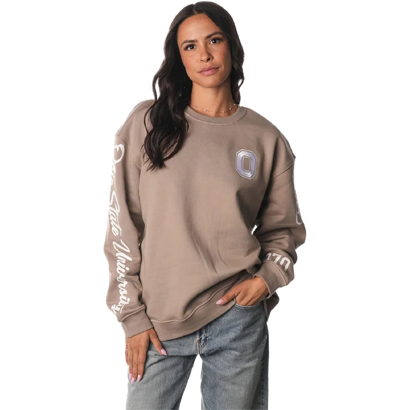 Ohio State Buckeyes Unisex Woody Gray Crewneck Sweatshirt