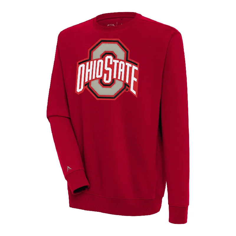 Ohio State Buckeyes Victory Scarlet Crewneck Sweatshirt