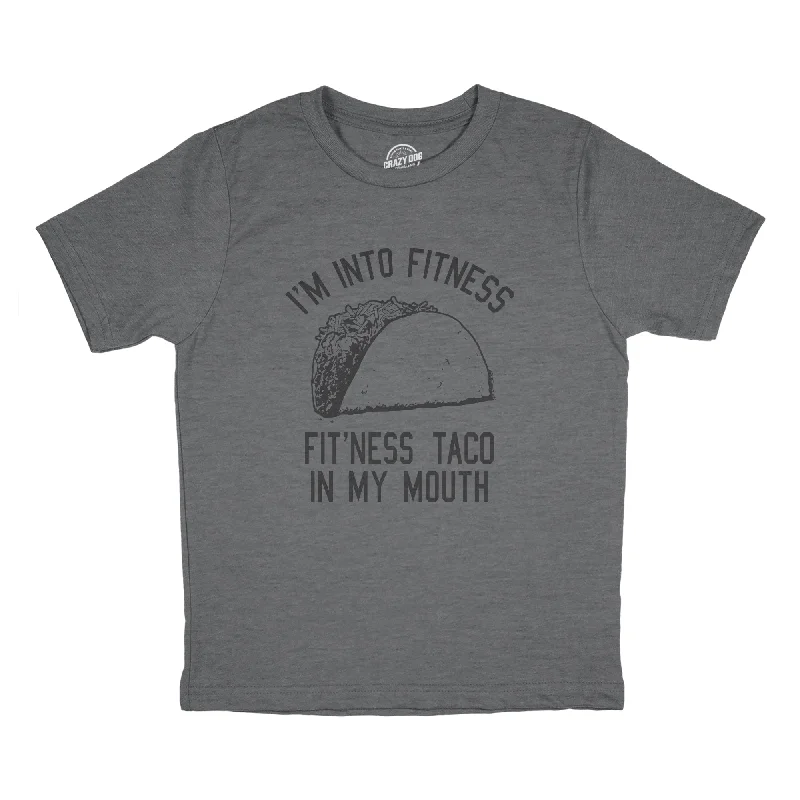 Fitness Taco Youth T Shirt