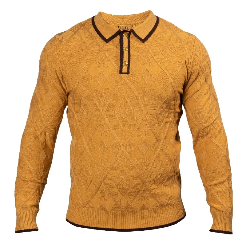 Prestige SW-572 3 Button Polo - Honey