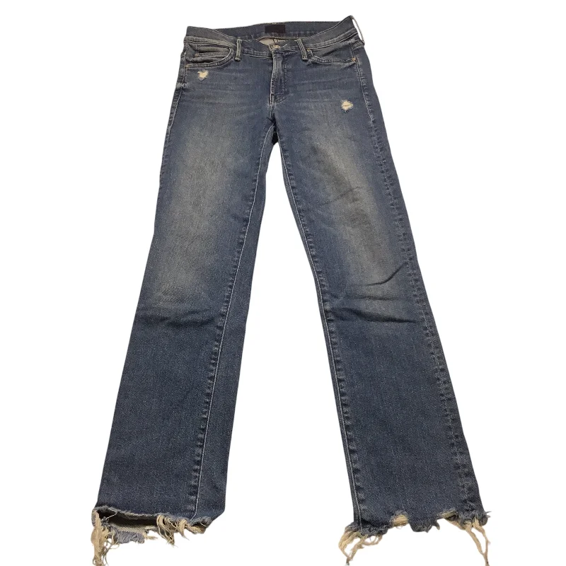 Jeans Cropped By Mother In Blue Denim, Size: 2