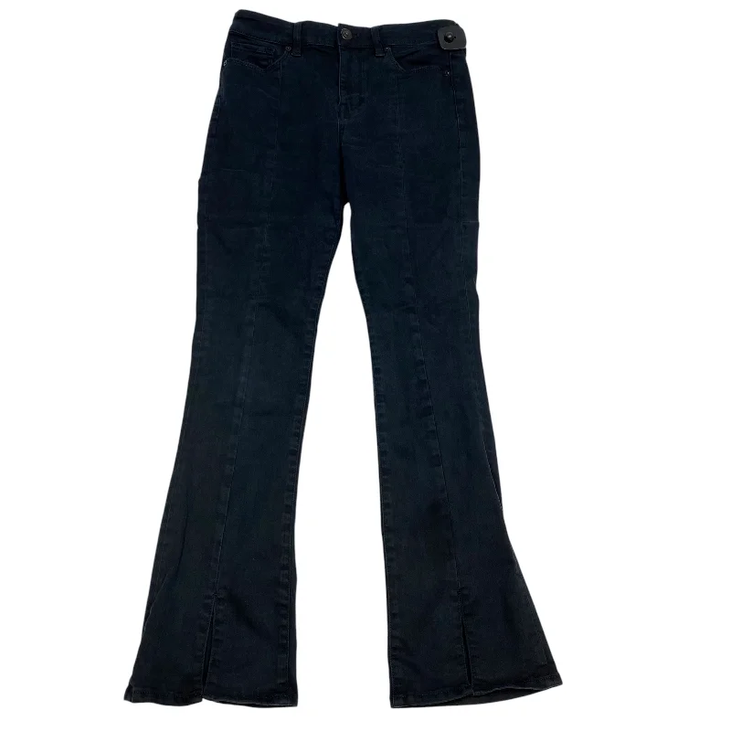 Jeans Flared By American Eagle In Black Denim, Size: 10